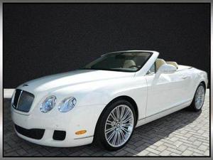 Bentley Continental GTC Speed Convertible