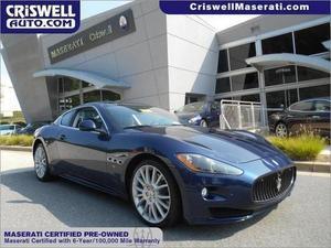 Maserati GranTurismo S Coupe